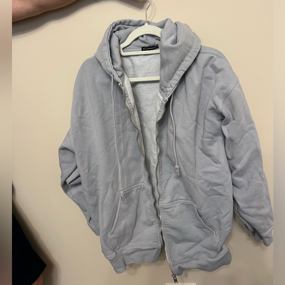 Blue Brandy Melville Zip Up